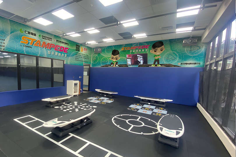 2F-智能地墊教室的內部及設備示意圖